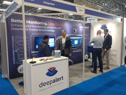 Fire & Security Exhibitions - DeepAlert Monitoring Software Stand